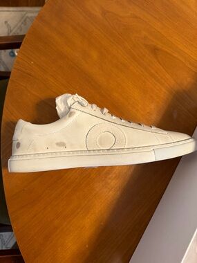 Oliver Cabell White Low-Top Leather Sneakers OC-SN-LO-0156-42 EU Size 42